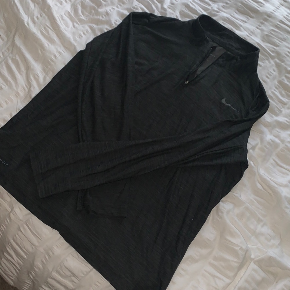 Black Nike Running 1/4 Zip Pullover